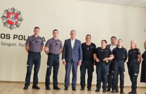Rokiškio rajono policijos komisariato gretas papildė keturi jauni pareigūnai
