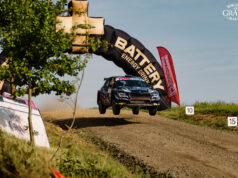 Pirmoji „Rokiškio Grand Rally“ diena: lyderiu tapo Deividas Gezevičius su Evaldu Kvederiu