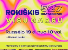 Rokiškis VISU GARSU – 527 miesto gimtadienis ir šiemet pasipuoš floristinių ir gamtos gėrybių kilimais!