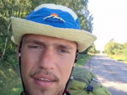 Kelionės aplink Lietuvą pusiaukelė: skaudantis petys ir 40 km per dieną