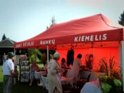 Laibgaliečiai gandrus išlydėjo su radiju