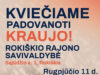 Kviečia dovanoti kraujo