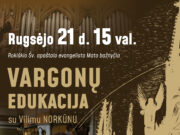 VARGONŲ EDUKACIJA su Vilimu Norkūnu