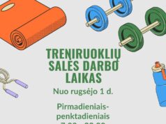 Atnaujintas Rokiškio arenos treniruoklių salės darbo laikas
