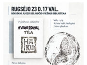Vytauto Deksnio haiku knygos „Žvaigždžių tyla“ pristatymas