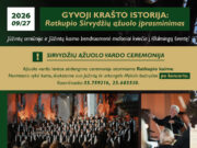 Gyvoji krašto istorija: Ratkupio Sirvydžių ąžuolo įprasminimas Jūžintuose