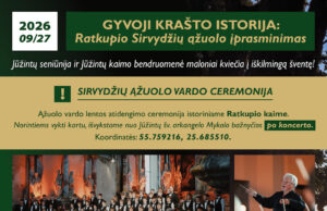 Gyvoji krašto istorija: Ratkupio Sirvydžių ąžuolo įprasminimas Jūžintuose