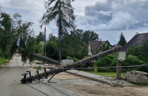Audra išbandė Rokiškio ugniagesių pajėgas