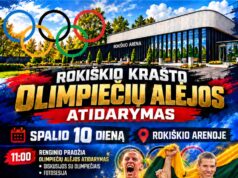 Rokiškėnai kviečiami į Olimpiečių alėjos atidarymą ir krepšinio šventę