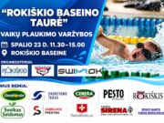 Rokiškio baseine – vaikų plaukimo varžybos