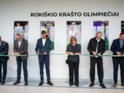 Duoklė Rokiškio sporto žvaigždėms: arenoje pradėta olimpiečių alėja (foto)