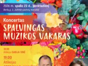 Koncertas SPALVINGAS MUZIKOS VAKARAS Jūžintuose