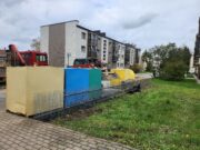 Miestas gražėja – pradėjo „slėpti“ konteinerius