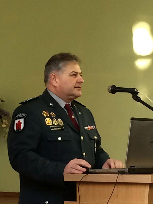 Panevėžio apskrities policijos viršininkas Egidijus Lapinskas pristatė 2015 metų veiklos rezultatus.