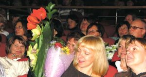 Rosita Lasienė (centre) apdovanota už projektinę veiklą. N.Byčkovskio nuotr.