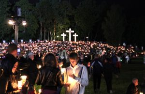 Į Agluoną suplūdo tūkstančiai maldininkų. N.Byčkovskio nuotr.