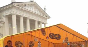 Penktadienio rytą Kaziuko mugės  lankytojų buvo vos vienas kitas