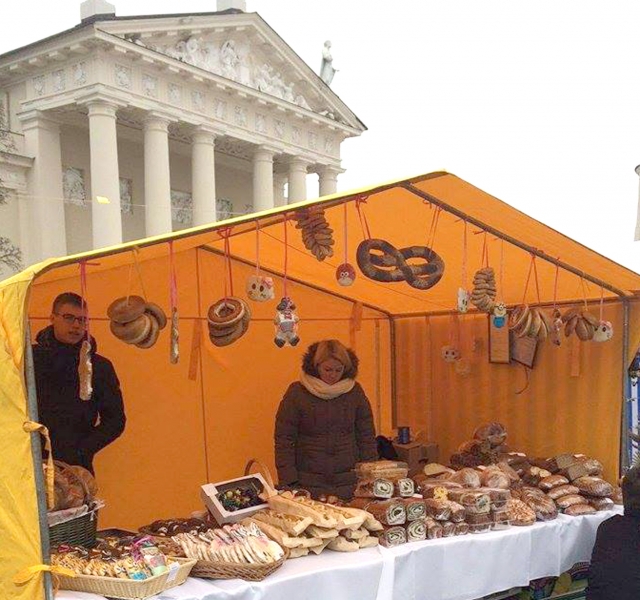 Penktadienio rytą Kaziuko mugės  lankytojų buvo vos vienas kitas