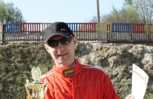 Šių metų Lietuvos automobilių kroso pirmenybių nugalėtojas - Algirdas Aleksiejus.  Asmeninio archyvo nuotr.