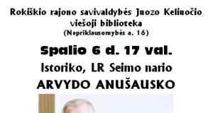 Renginio afiša.