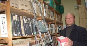 Archyvų skyriaus vedėjas Gintautas Pučinskas.