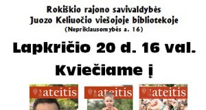 Renginio afiša.