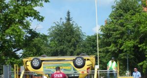 „Domus Auto Racing“ komanda su iškovotais apdovanojimais. D.Meilaus nuotr.