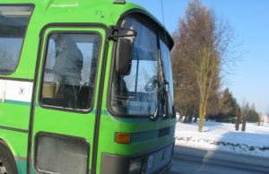 Traukinio keleiviai nespėja į miesto maršrutinį transportą. N.Byčkovskio nuotr.