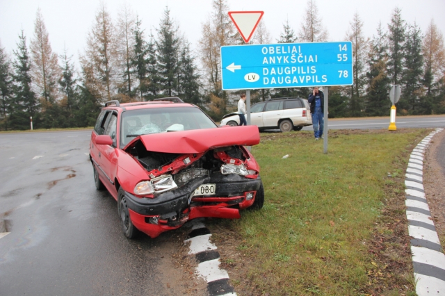 Per avariją žmonės nenukentėjo: juos apsaugojo išsiskleidusios pagalvės. D. Zibolienės nuotr.