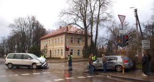 Avarija įvyko Juodupės–Vytauto gatvių sankryžoje.