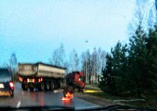 Vaizdas prieš 8 val. ryto ties Taikos – Vilties gatvių žiedu. J.Susnienės nuotr..