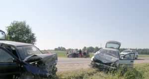 Kaktomuša susidūrus automobiliams sužaloti septyni žmonės. A.Minkevičienės nuotr.