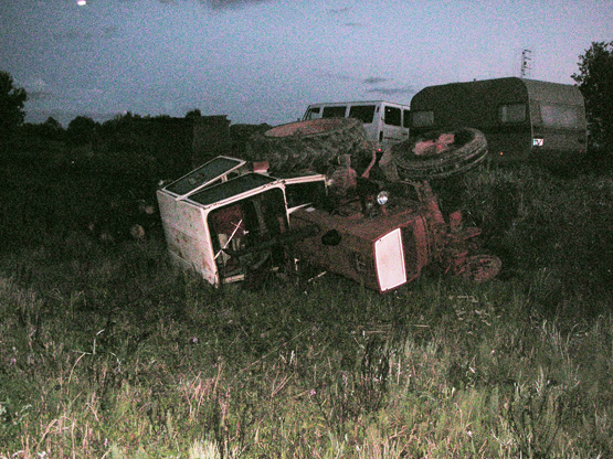 Avarijos kaltininkas - girtas traktorininkas. R.Kilkaus nuotr.