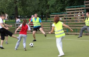 Futbolo aikštelėje virė aistros. N.Byčkovskio nuotr.