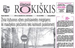 Ketvirtadienio "Gimtasis Rokiškis"
