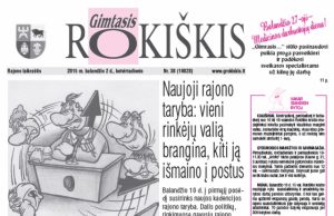 Ketvirtadienio "Gimtasis Rokiškis"
