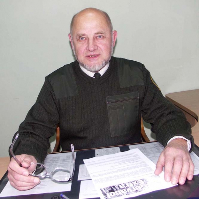 Rokiškio miškų urėdijos urėdo pavaduotojas Gintautas BARONAS.