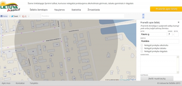 Svetainėje www.beseselio.lt anonimiškai galima pranešti apie nelegalią prekybą. N.Byčkovskio nuotr. Svetainėje www.beseselio.lt anonimiškai galima pranešti apie nelegalią prekybą. N.Byčkovskio nuotr.