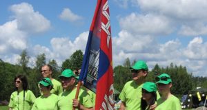 Sąskrydyje puikiai sekėsi rajono bibliotekininkų komandai. A.Matiukienės nuotr.