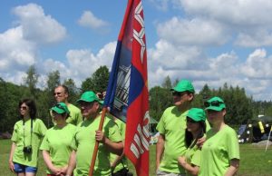Sąskrydyje puikiai sekėsi rajono bibliotekininkų komandai. A.Matiukienės nuotr.