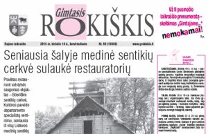 Ketvirtadienio "Gimtasis Rokiškis"