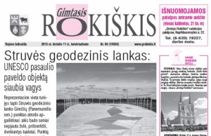 Ketvirtadienio "Gimtasis Rokiškis"