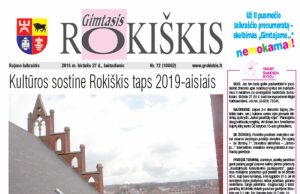 Skaitykite šeštadienio "Gimtąjį Rokiškį“