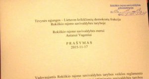 Pareiškimo kopija.