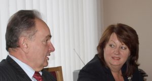 Vakar Rokiškyje viešėjo Europos parlamento narė Vilija Blinkevičiūtė.