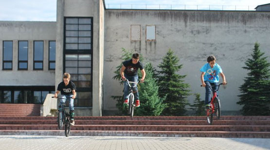 BMX aistruoliai K.Adamonis (iš kairės)