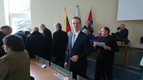 Prie Tėvynės sąjungos – Lietuvos krikščionių demokratų (TSLKD) Rokiškio skyrius vairo stojo jaunas politikas Andrius Burnickas. A.Dagio nuotr..