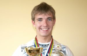 Deividas Butkus džiaugėsi puikiu startu - dviejose varžybose iškovotos dvi prizinės vietos. D.Zibolienės nuotr.