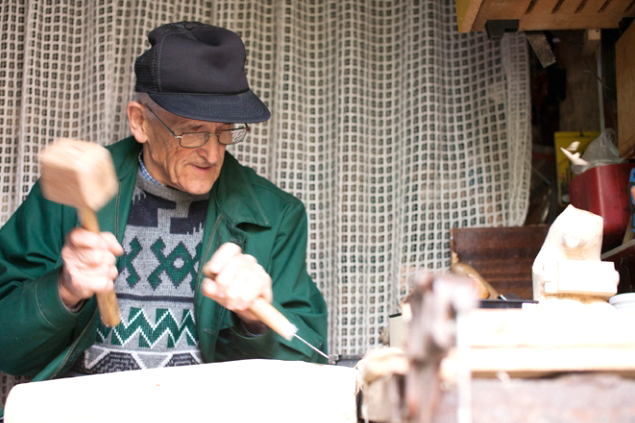 Darbus jau pristatė Juozas Čepulis iš Rokiškio. D.Kiukienės nuotr.