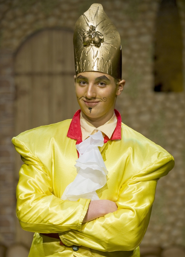 Mantas Meškuotis - princo Citrono vaidmeny. J.Krisiūno nuotr.